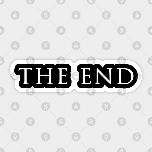 The End Sticker by 3coo